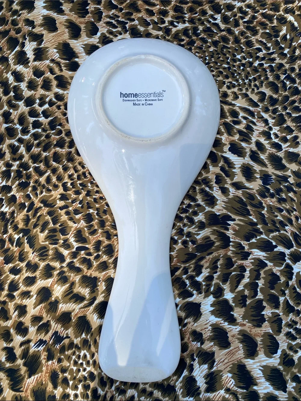 Love Ceramic Spoon Rest - White